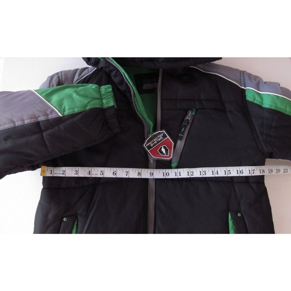 NWT Protection System Boys Hooded Fleece Lined Jacket Water Resistant Size 14/16 - Picture 7 of 9